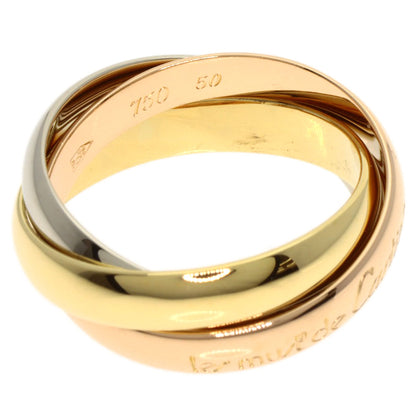 CARTIER Trinity #50 Ring K18 Yellow Gold 18K Pink GoldLadies [Used]