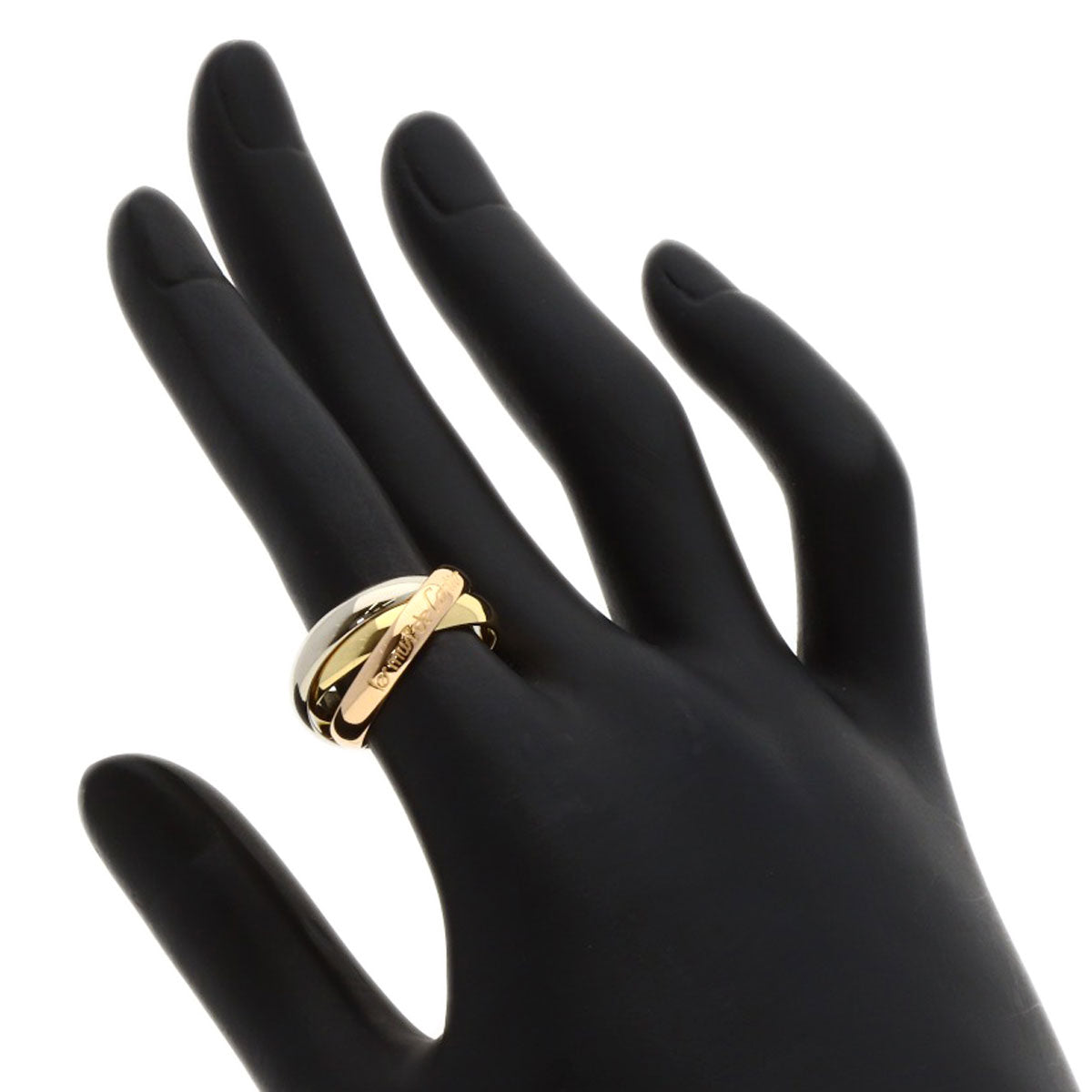 CARTIER Trinity #50 Ring K18 Yellow Gold 18K Pink GoldLadies [Used]
