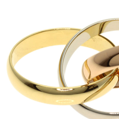 CARTIER Trinity #50 Ring K18 Yellow Gold 18K Pink GoldLadies [Used]