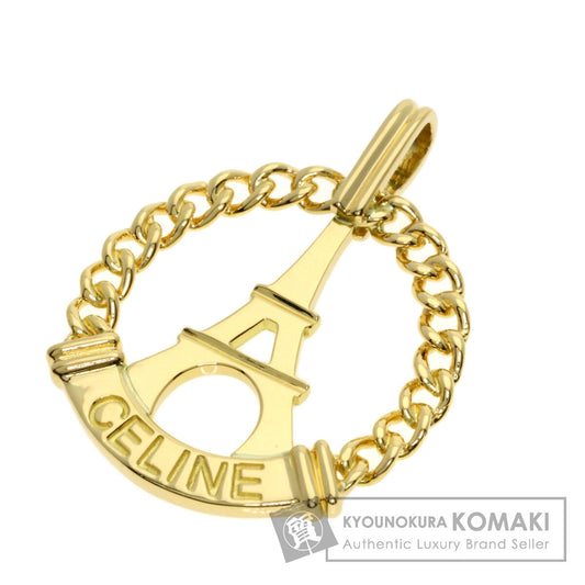 CELINE Eiffel tower Pendant top K18 Yellow Gold Ladies [Used]