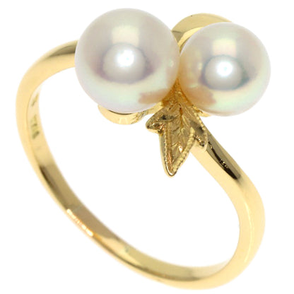MIKIMOTO Pearl Pearl Ring K18 Yellow Gold Ladies [Used]