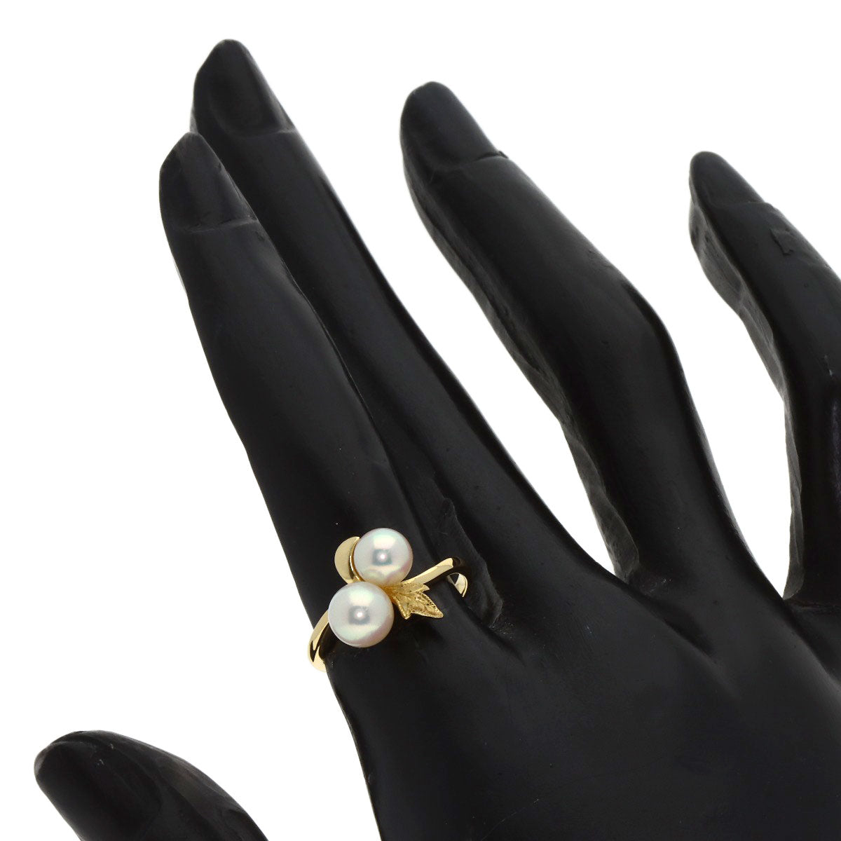 MIKIMOTO Pearl Pearl Ring K18 Yellow Gold Ladies [Used]