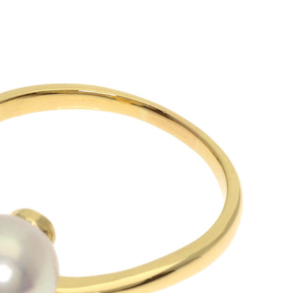 MIKIMOTO Pearl Pearl Ring K18 Yellow Gold Ladies [Used]