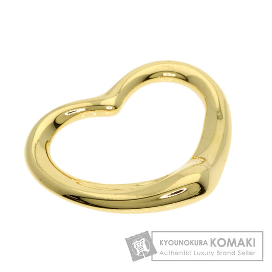 TIFFANY&Co. Open heart Pendant top K18 Yellow Gold Ladies [Used]