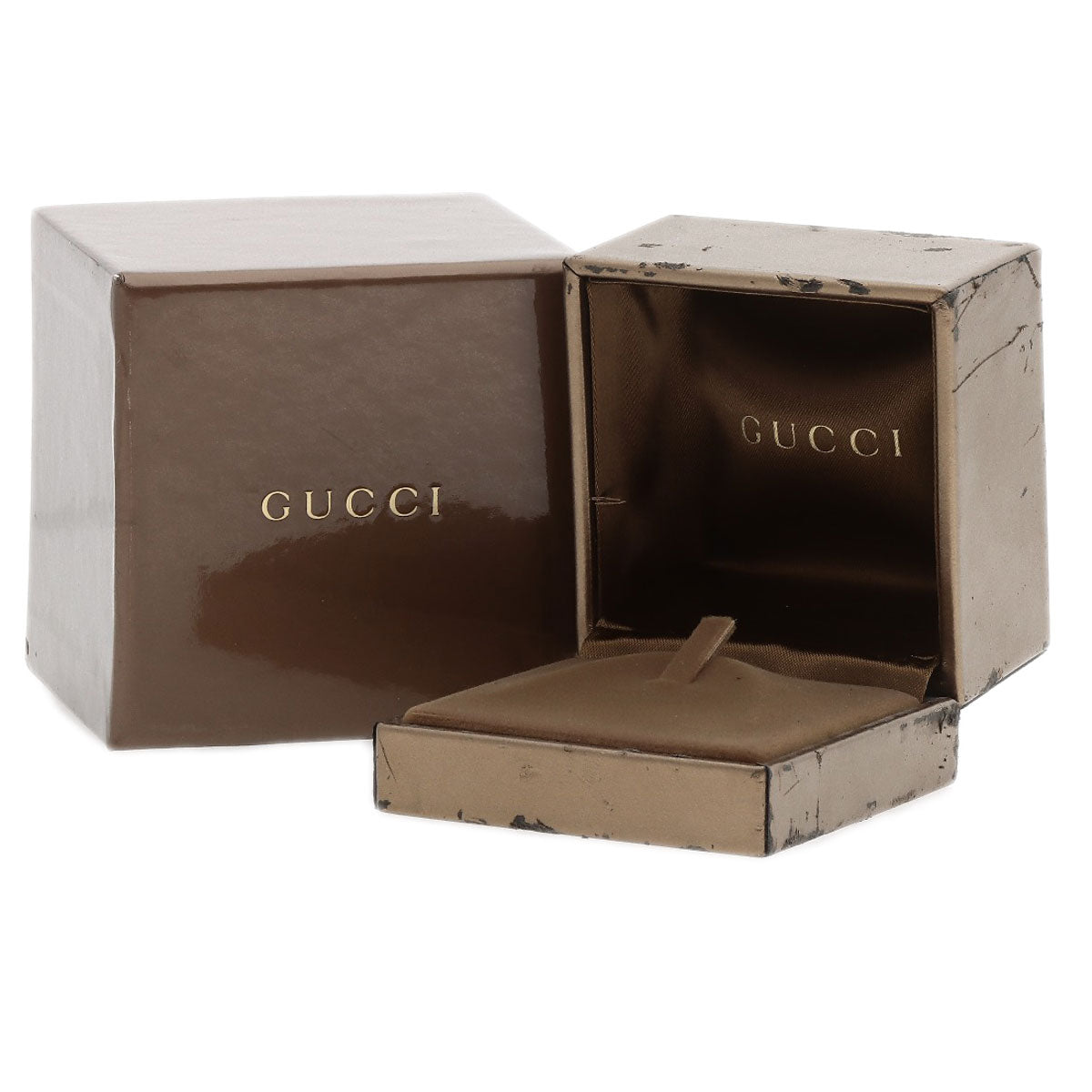 GUCCI Icon Ring #7 Ring K18 White Gold Ladies [Used]