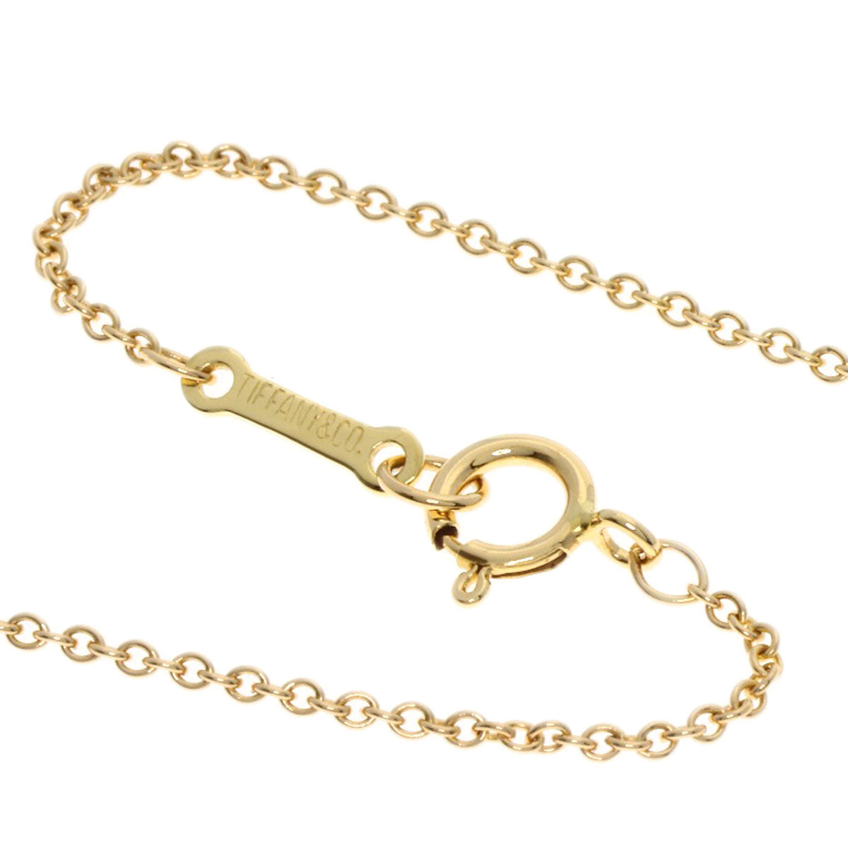 TIFFANY&Co. Heart Diamond Necklace K18 Yellow Gold Ladies [Used]