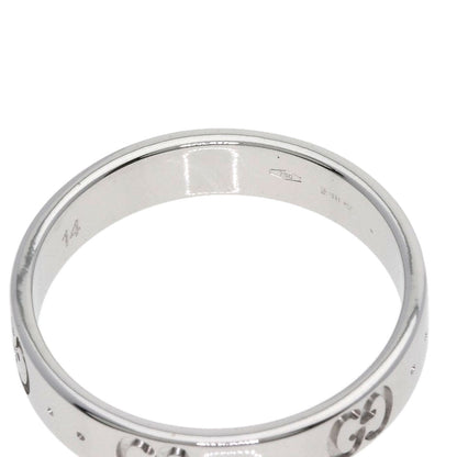 GUCCI Icon #14 Ring K18 White Gold Ladies [Used]