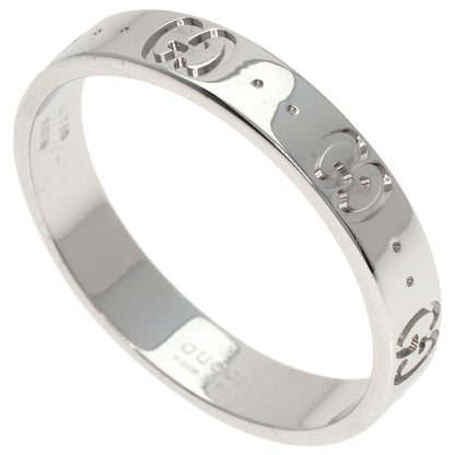 GUCCI Icon # 21 Ring K18 White Gold Ladies [Used]