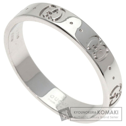 GUCCI Icon # 21 Ring K18 White Gold Ladies [Used]
