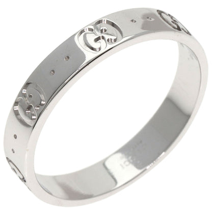 GUCCI Icon # 21 Ring K18 White Gold Ladies [Used]