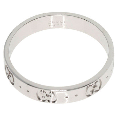 GUCCI Icon # 21 Ring K18 White Gold Ladies [Used]