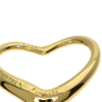 TIFFANY&Co. Open heart Pendant top K18 Yellow Gold Ladies [Used]