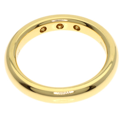TIFFANY&Co. 3P Diamond Ring K18 Yellow Gold Ladies [Used]
