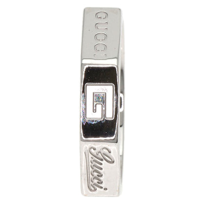 GUCCI Octagonal #5 Ring K18 White Gold Ladies [Used]