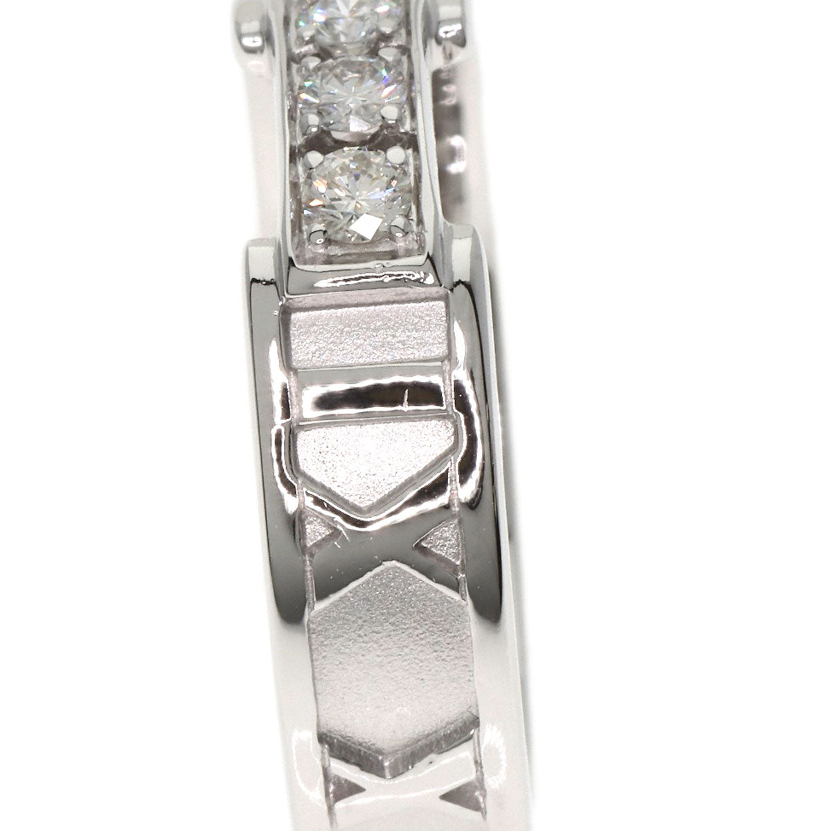 TIFFANY&Co. Atlas Diamond Ring K18 White Gold Ladies [Used]