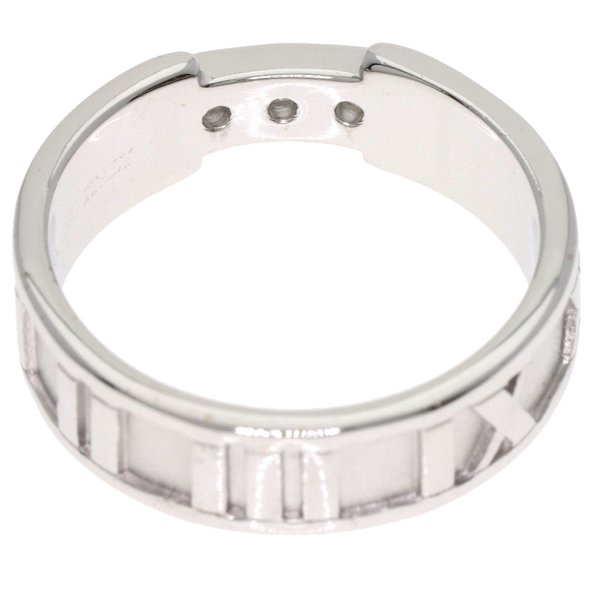 TIFFANY&Co. Atlas Diamond Ring K18 White Gold Ladies [Used]