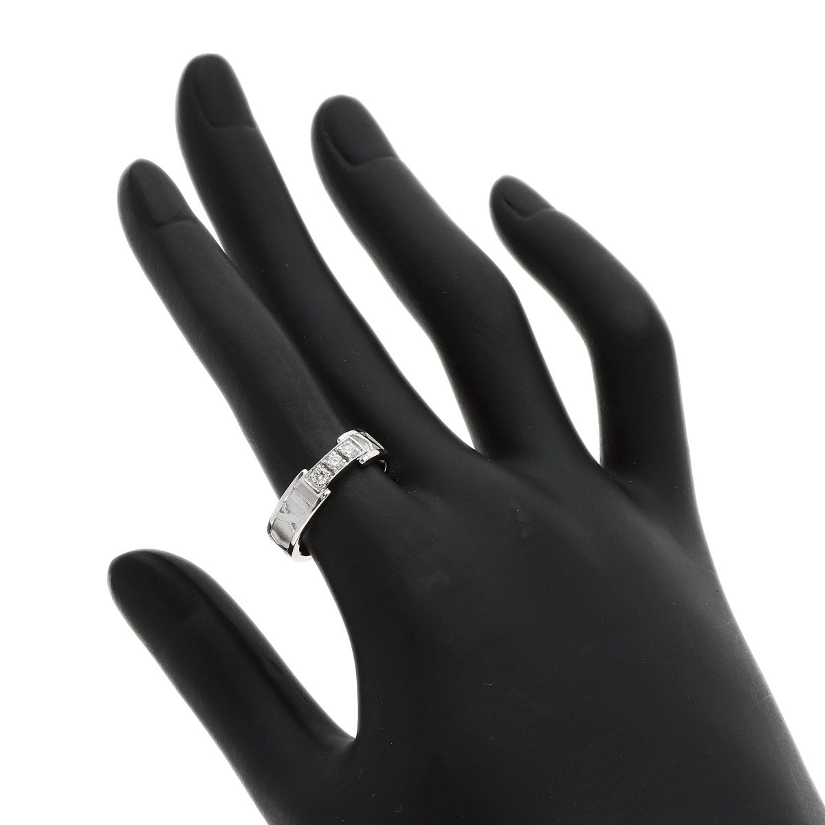 TIFFANY&Co. Atlas Diamond Ring K18 White Gold Ladies [Used]