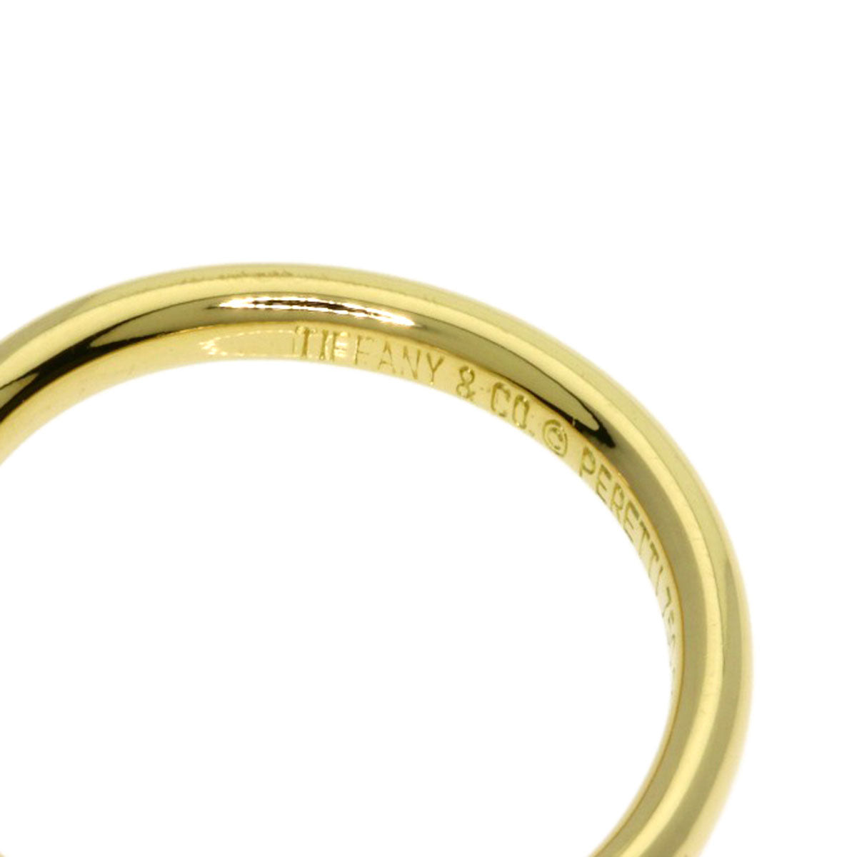 TIFFANY&Co. Curved band Ring K18 Yellow Gold Ladies [Used]