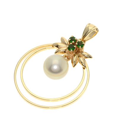 TASAKI Pearl Pearl Pendant top K14 Yellow Gold Ladies [Used]