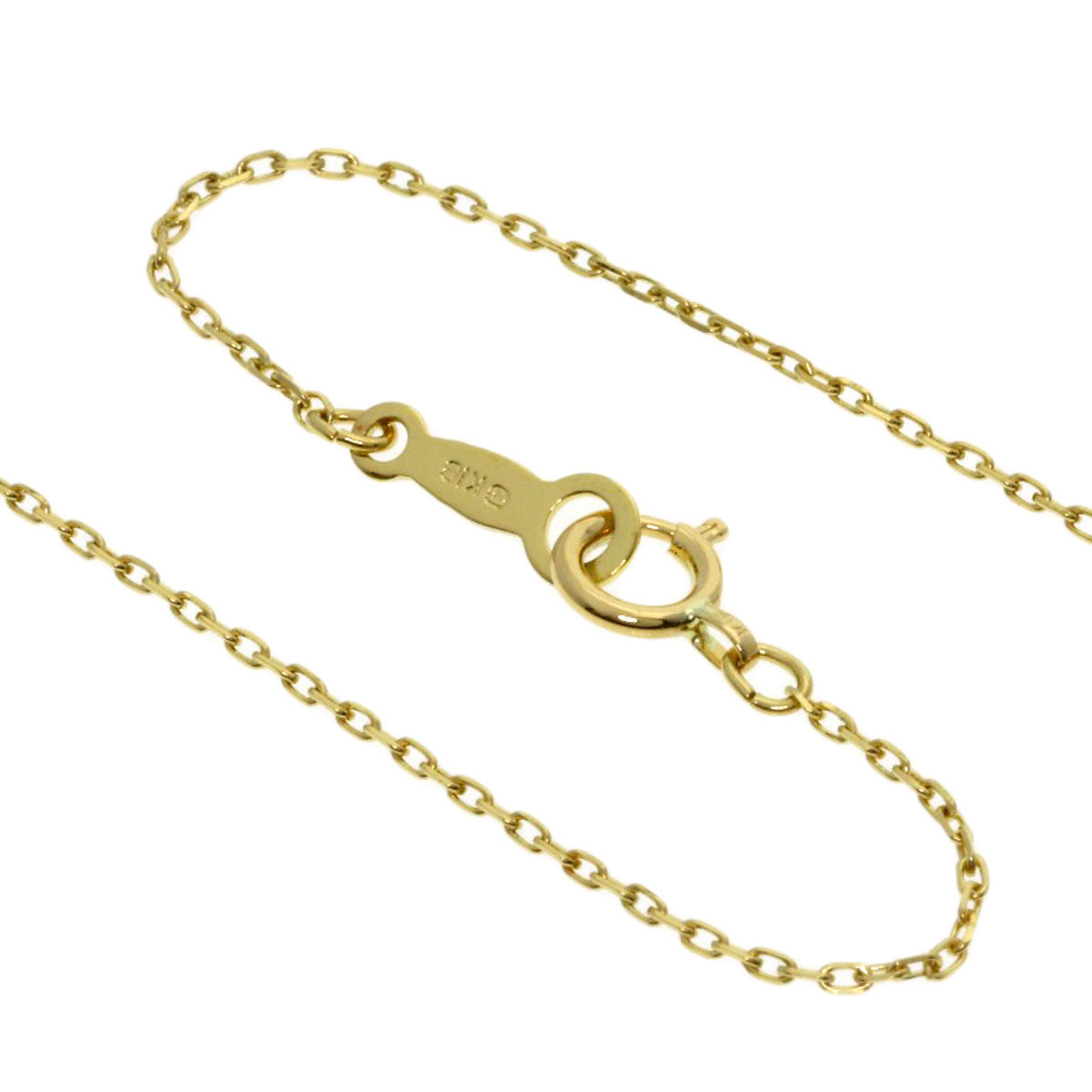 MIKIMOTO Pearl Pearl Diamond Necklace K18 Yellow Gold Ladies [Used]