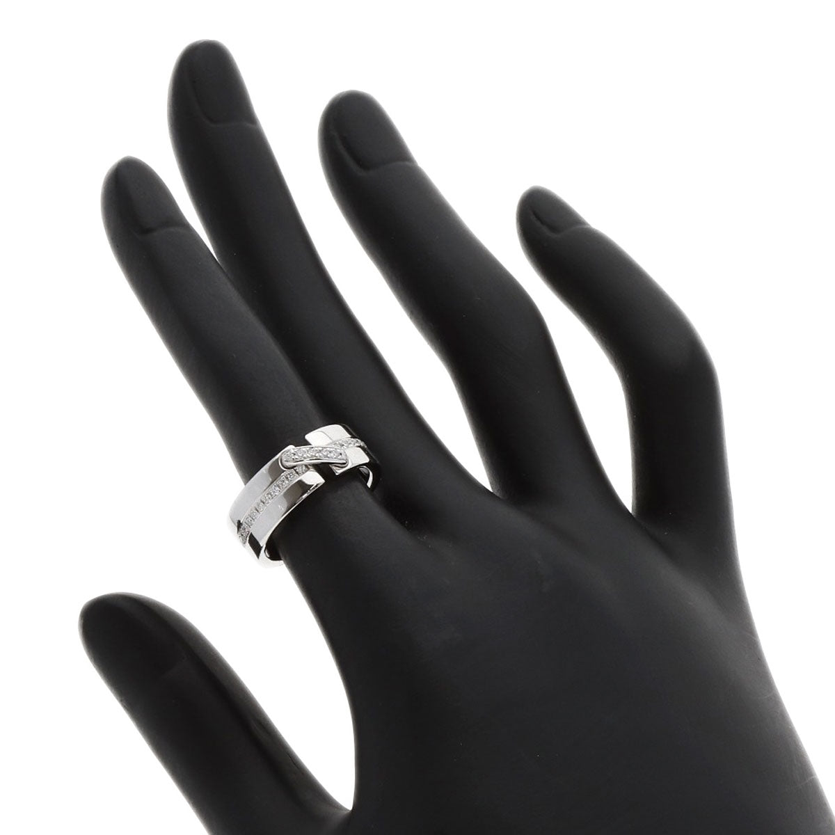 Chaumet Lian Diamond Ring K18 White Gold Ladies [Used]