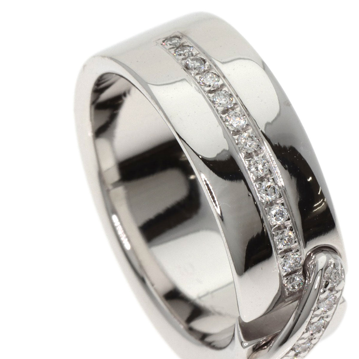 Chaumet Lian Diamond Ring K18 White Gold Ladies [Used]