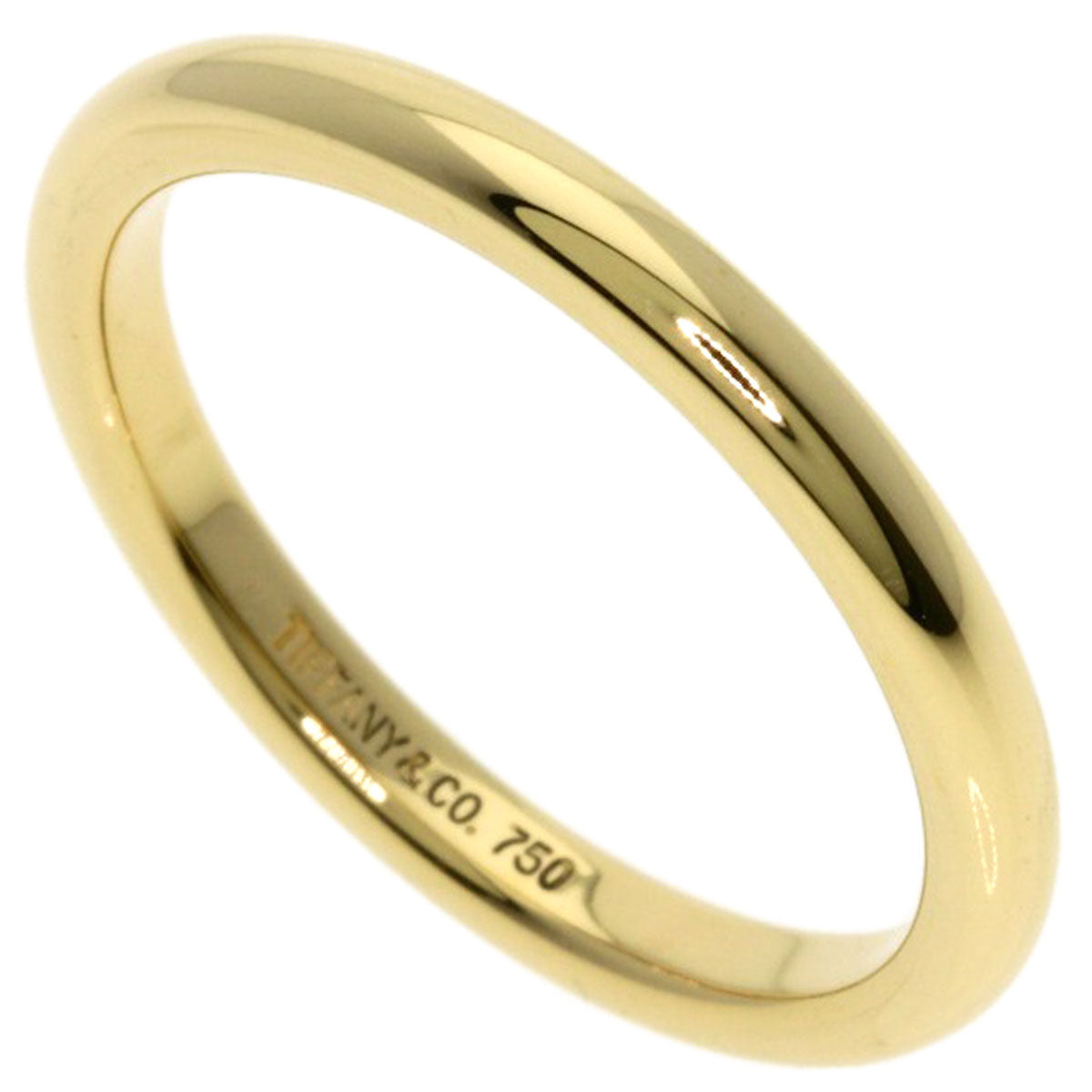 TIFFANY&Co. wedding Ring K18 Yellow Gold Ladies [Used]