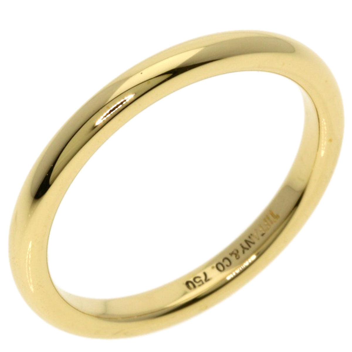 TIFFANY&Co. wedding Ring K18 Yellow Gold Ladies [Used]