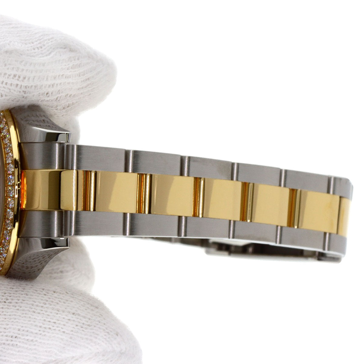 ROLEX Datejust Star IX Bezel Diamond Watches 279383RBR Stainless Steel/SSxK18YG Ladies
