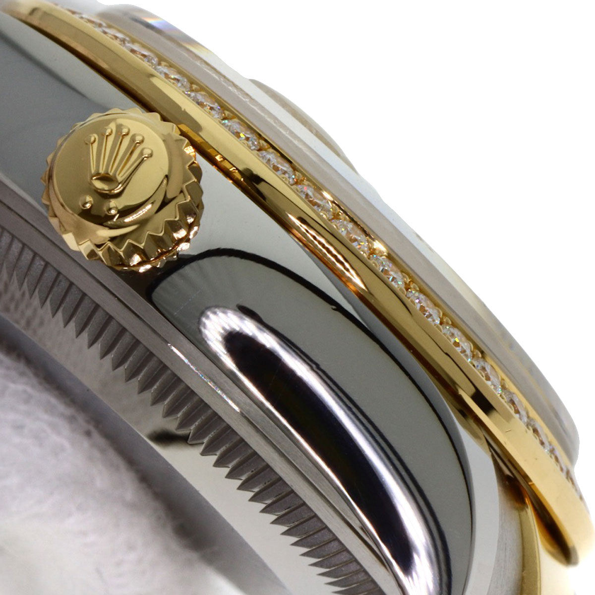 ROLEX Datejust Star IX Bezel Diamond Watches 279383RBR Stainless Steel/SSxK18YG Ladies