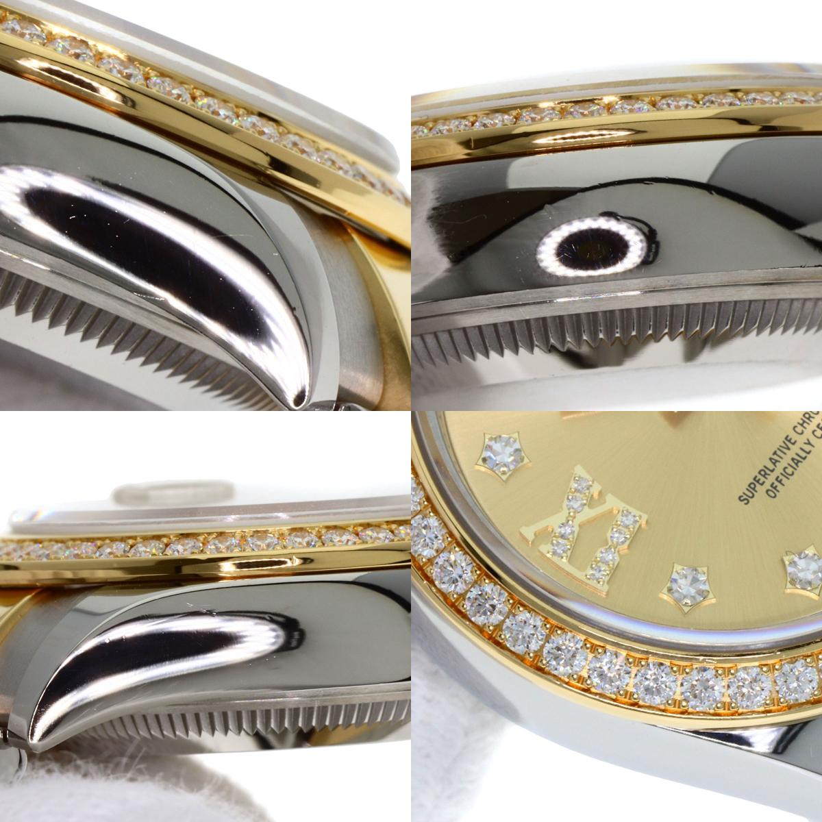 ROLEX Datejust Star IX Bezel Diamond Watches 279383RBR Stainless Steel/SSxK18YG Ladies