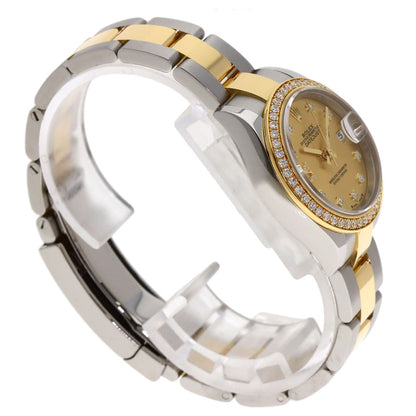 ROLEX Datejust Star IX Bezel Diamond Watches 279383RBR Stainless Steel/SSxK18YG Ladies
