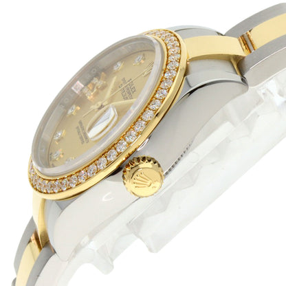 ROLEX Datejust Star IX Bezel Diamond Watches 279383RBR Stainless Steel/SSxK18YG Ladies