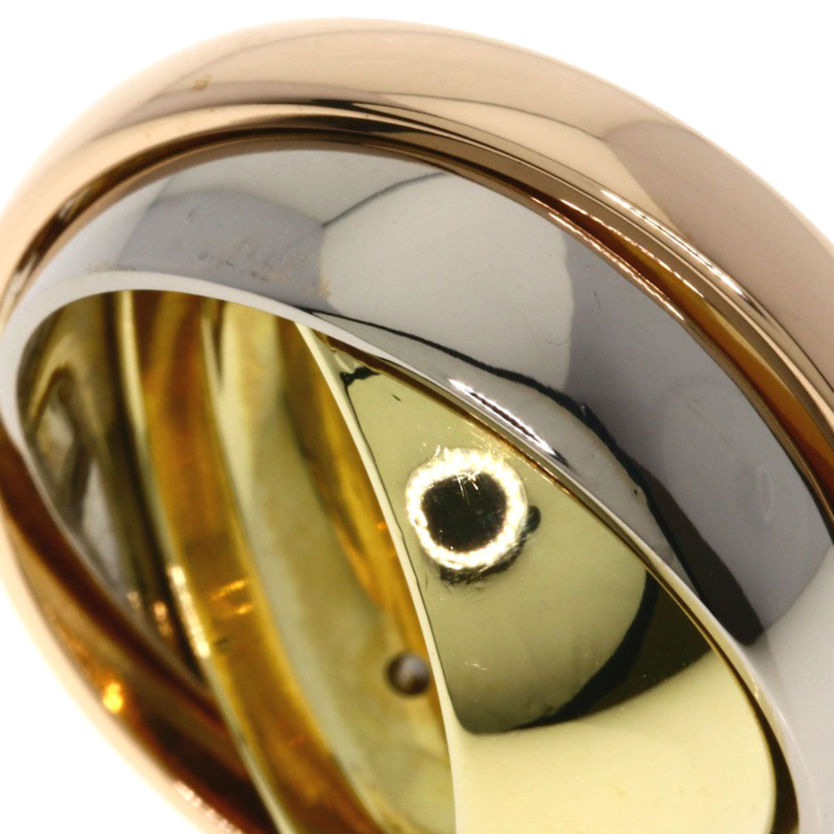 CARTIER Trinity Must Essence #51 Ring K18 Yellow Gold K18 White GoldLadies [Used]