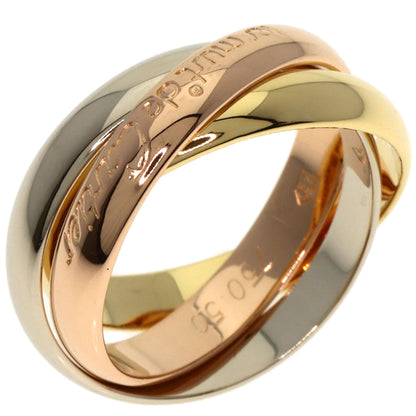 CARTIER Trinity #50 Ring K18 Yellow Gold K18 White GoldLadies [Used]