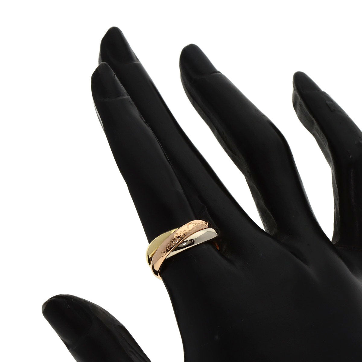 CARTIER Trinity #50 Ring K18 Yellow Gold K18 White GoldLadies [Used]