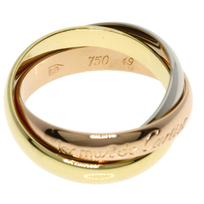 CARTIER Trinity #49 Ring K18 Yellow Gold K18 White GoldLadies [Used]