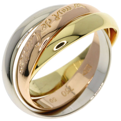 CARTIER Trinity #50 Ring K18 Yellow Gold K18 White GoldLadies [Used]