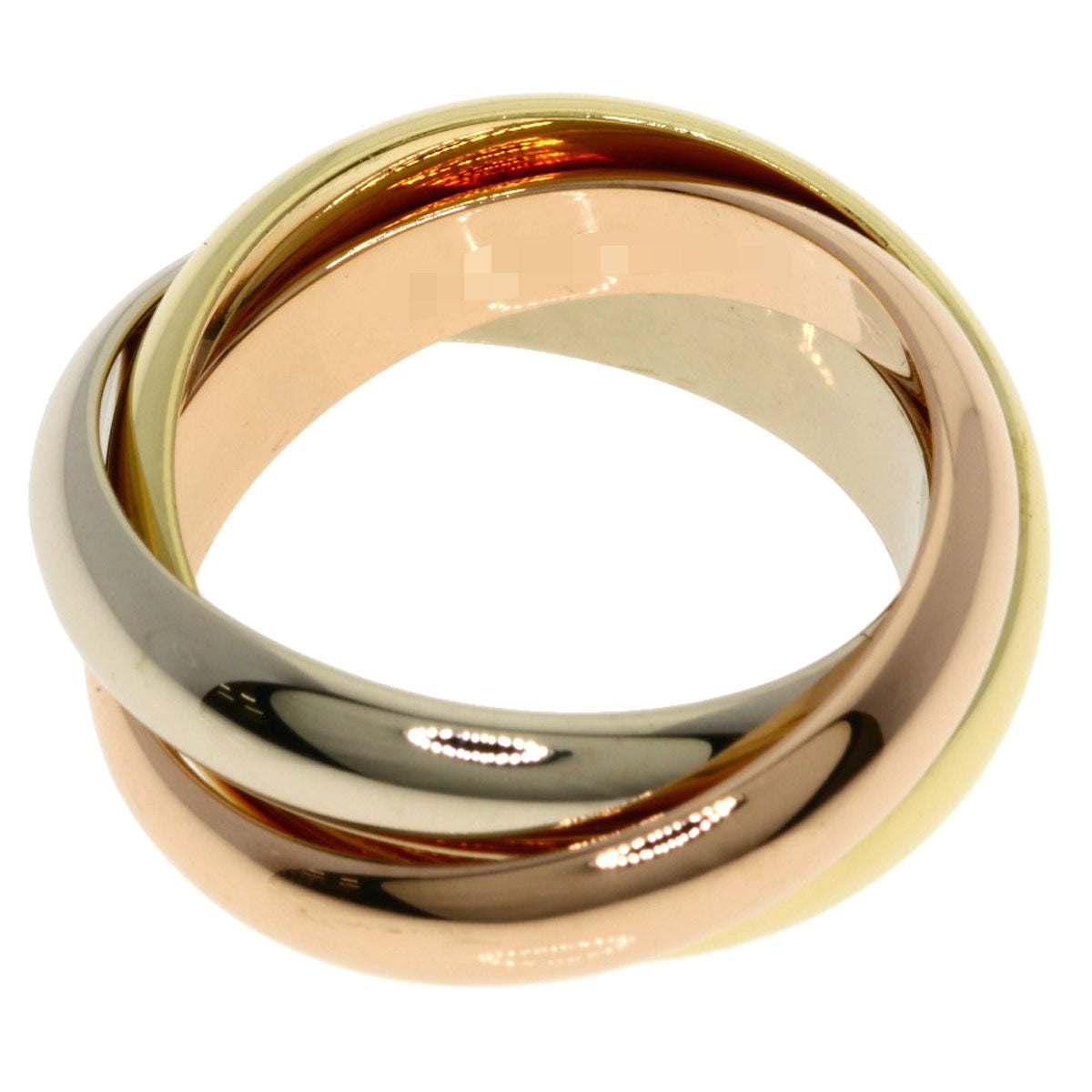 CARTIER Trinity #48 Ring K18 Yellow Gold K18 White GoldLadies [Used]