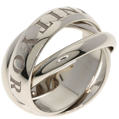 CARTIER Trinity #50 1998 Christmas Limited Edition Ring K18 White Gold Ladies [Used]