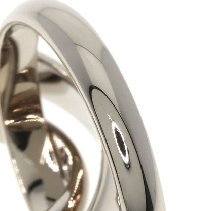 CARTIER Trinity #50 1998 Christmas Limited Edition Ring K18 White Gold Ladies [Used]