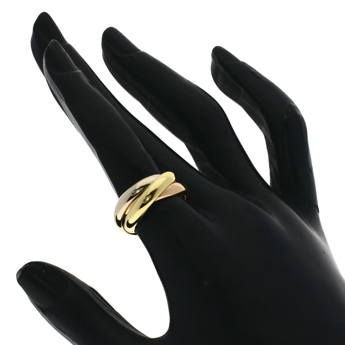 CARTIER Trinity #50 Ring K18 Yellow Gold K18 White GoldLadies [Used]