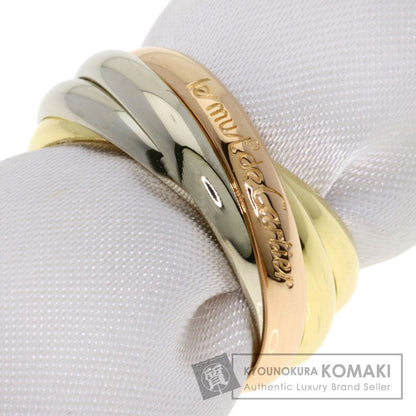 CARTIER Trinity 5-in-a-row #52 Ring K18 Yellow Gold 18K Pink GoldLadies [Used]
