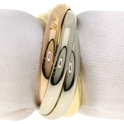 CARTIER Trinity 5-in-a-row #52 Ring K18 Yellow Gold 18K Pink GoldLadies [Used]