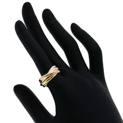 CARTIER Trinity 5-in-a-row #52 Ring K18 Yellow Gold 18K Pink GoldLadies [Used]