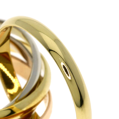 CARTIER Trinity 5-in-a-row #52 Ring K18 Yellow Gold 18K Pink GoldLadies [Used]
