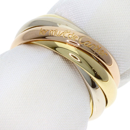CARTIER Trinity 5-in-a-row #48 Ring K18 Yellow Gold K18 White GoldLadies [Used]