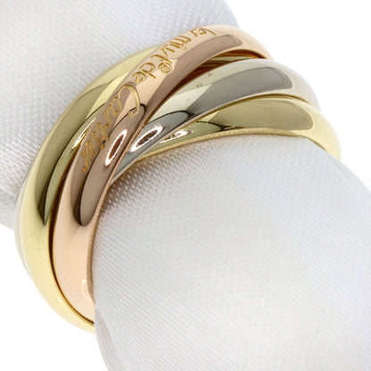 CARTIER Trinity 5-in-a-row #48 Ring K18 Yellow Gold K18 White GoldLadies [Used]