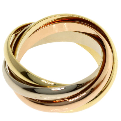 CARTIER Trinity 5-in-a-row #48 Ring K18 Yellow Gold K18 White GoldLadies [Used]