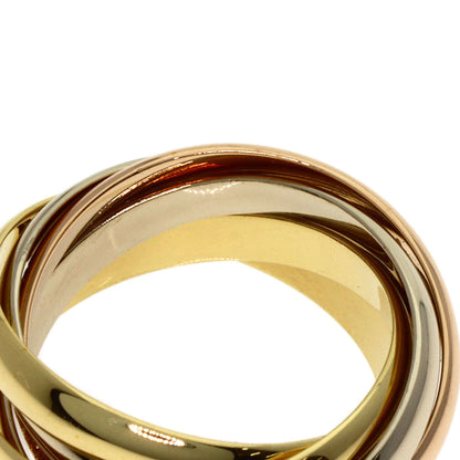 CARTIER Trinity 5-in-a-row #48 Ring K18 Yellow Gold K18 White GoldLadies [Used]